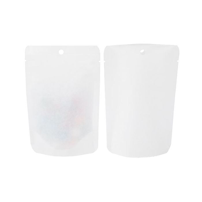 Stand Up Pouch Kraft White Eco-fiendly 10,2x6x15,2 cm (100 pieces) [SUPEK2W]