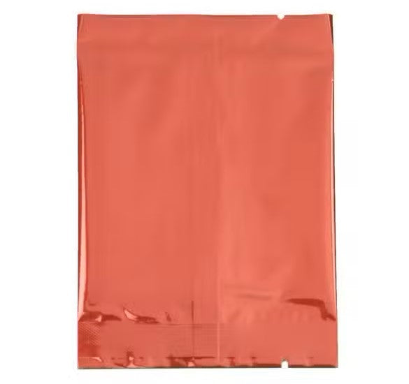 Plastic Bags Red 7.5x10.2cm Metallised and Sealable (100 pieces) [SVP34R]