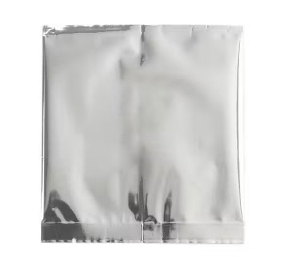 Plastic Bags Silver 10.2x10.2cm Metallised and Sealable (100 pieces) [SVP44S]