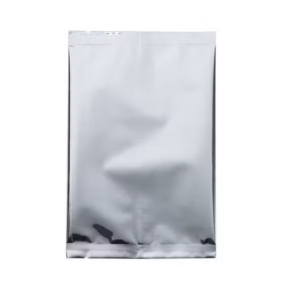 Plastic Bags Silver 10.2x15.2cm Metallised and Sealable (100 pieces) [SVP46S]