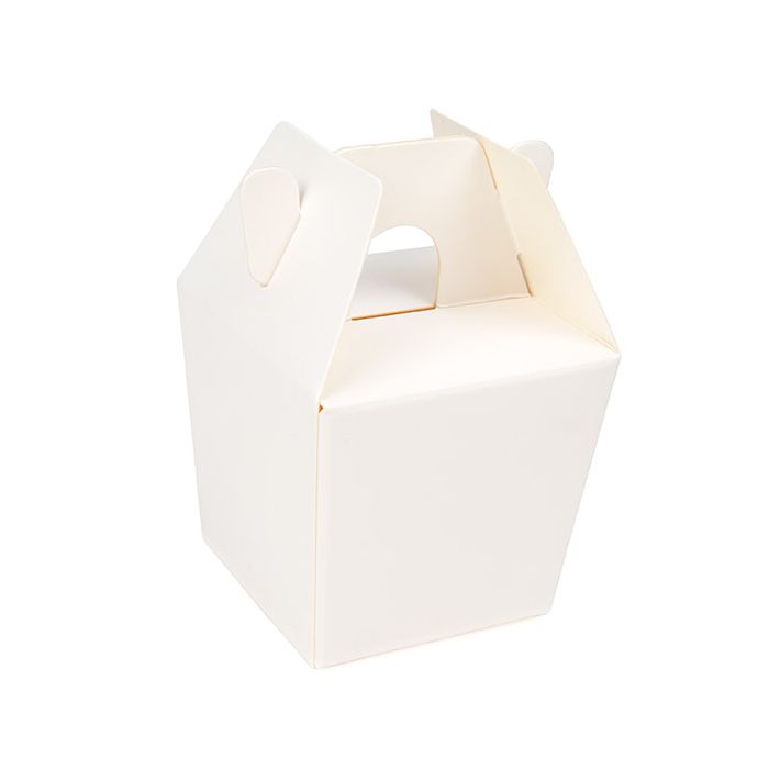 White Mini Take Out Box 6x5.1x5.4 cm (25 pieces) [FS382]