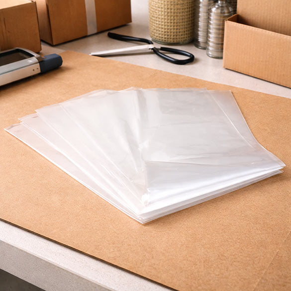 Plastic Bags 35.6x61cm Polyethylene Heavy Duty (100 pieces) [TFB31424]