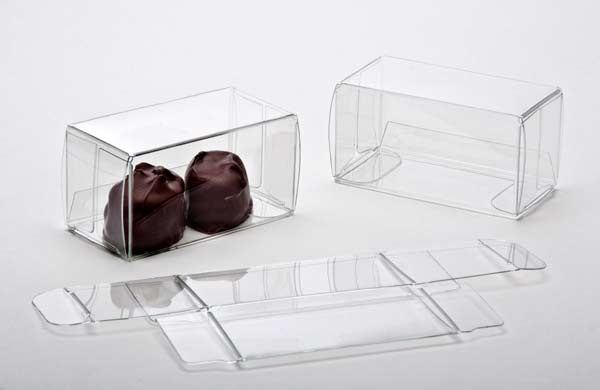 Plastic Gift Boxes for Chocolates 3.5x3.7x7cm Food Safe (25 pieces) [FPB226]