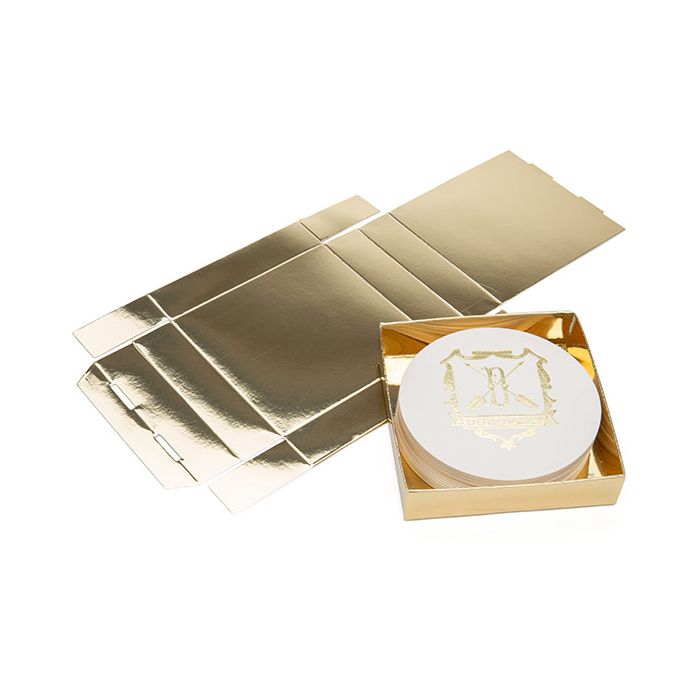 Shimmer Gold Paper Box Bottom 10,5x2,5x11 cm (25 Pieces) [SG99]