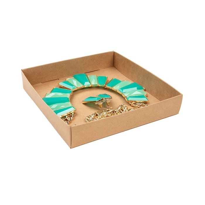 Kraft Gift Boxes Bottom 13x2.5x13.3 cm (25 pieces) [KR357]