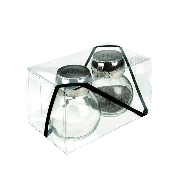 Plastic Gift Boxes 7.6x7.6x12.7cm Crystal Clear (50 pieces) [VB299]