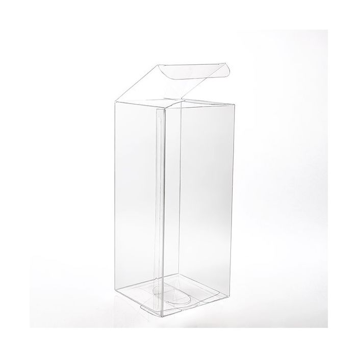Plastic Gift Boxes 7.6x7.6x17.8cm Crystal Clear (50 pieces) [VB300]