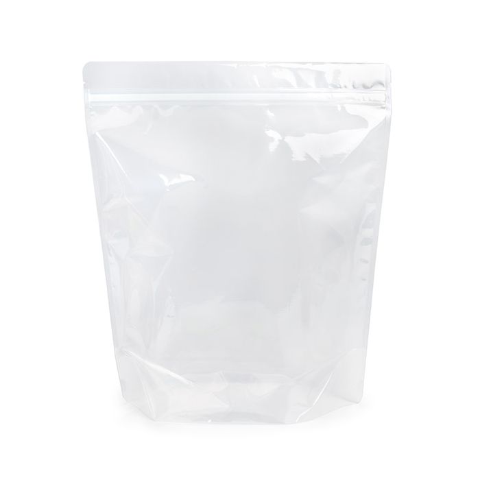 Stand Up Pouches clear "Velcro closure" 31,4x12,7x37,5 cm (50 pieces) [VBG8]
