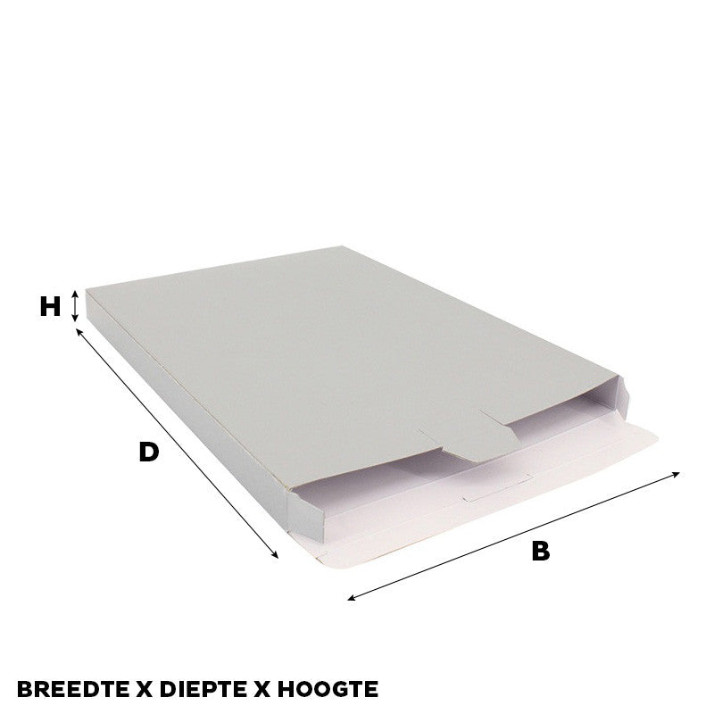 Shipping boxes 16x25x2,9cm Silver (100 pcs)