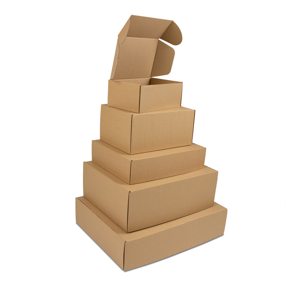 Shipping boxes 22,5x15x9cm Brown (50 pcs) [FP-VPD093]