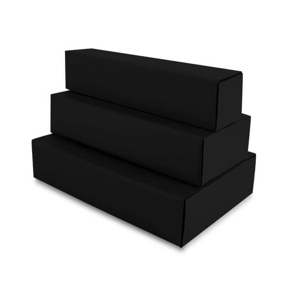 Wine bottle boxes 8x8x36cm Black (100 pcs) [FP-VWL007]