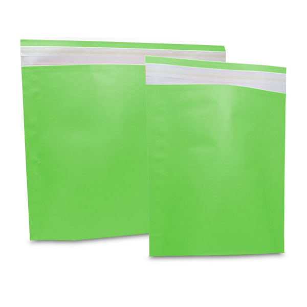 Paper Mailing Bags 48x37+8cm light green (250 pcs) [FP-VZP012]
