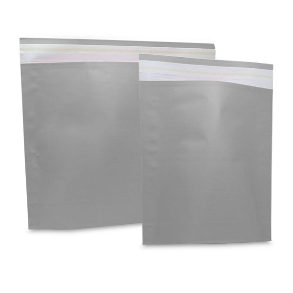 Paper Mailing Bags 30x36+8cm Silver (250 pcs) [FP-VZP015]