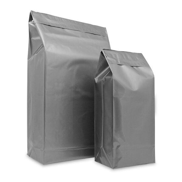 Plastic Mailing Bags 20+14x47 cm Silver (125 pcs) [FP-VZQ002]