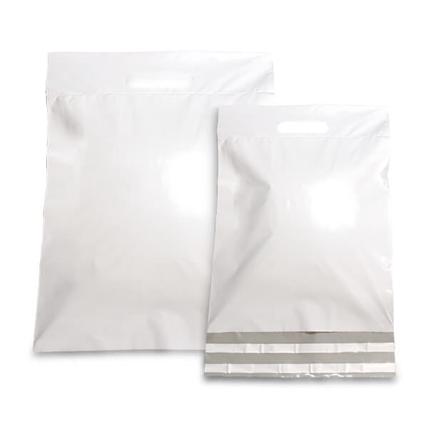 Plastic Mailing Bags 30x40+7cm White (250 pcs) [FP-VZQ028]