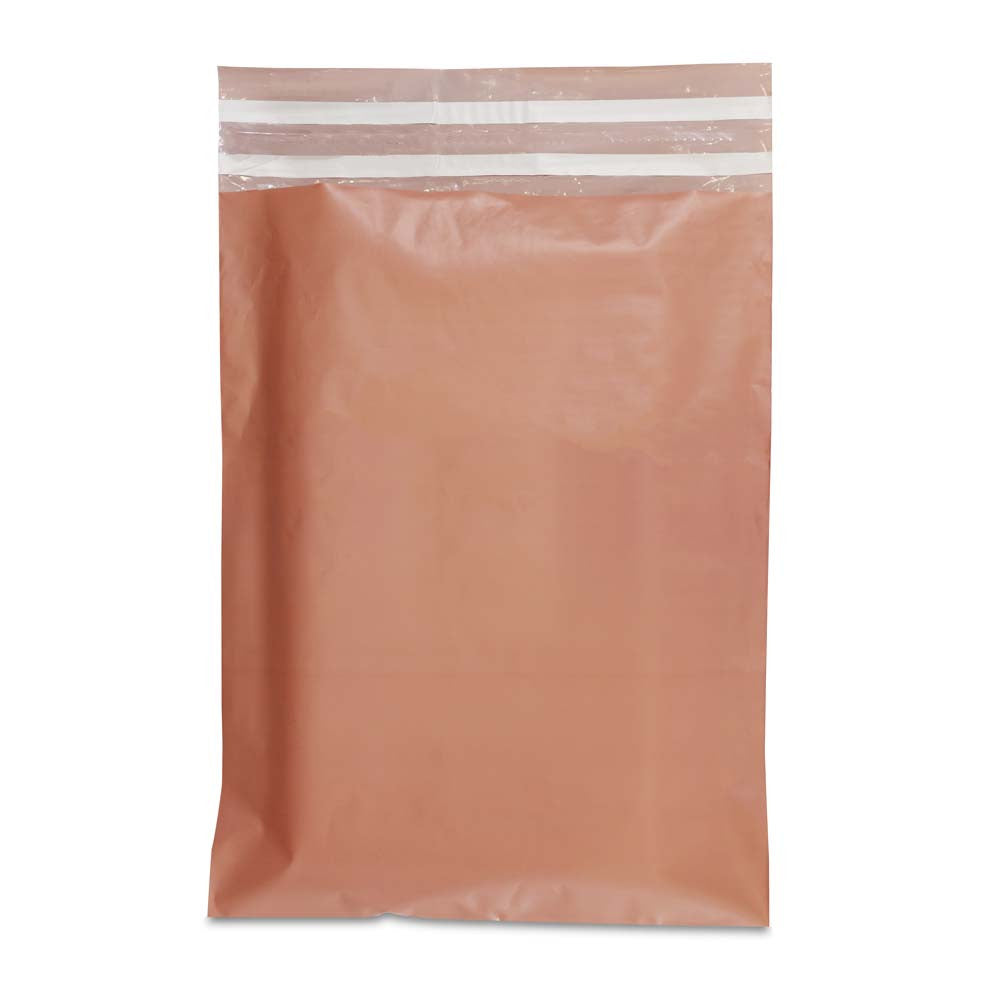 Plastic Mailing Bags 25x35+8cm old pink (250 pcs) [FP-VZQ052]