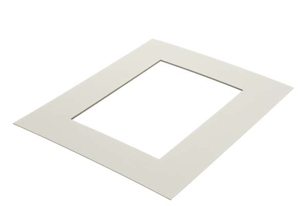 Mount Board White/Black Core 19.4x24.5cm Window - Outer size 27.9x35.6cm (10 pieces) [MS20200]