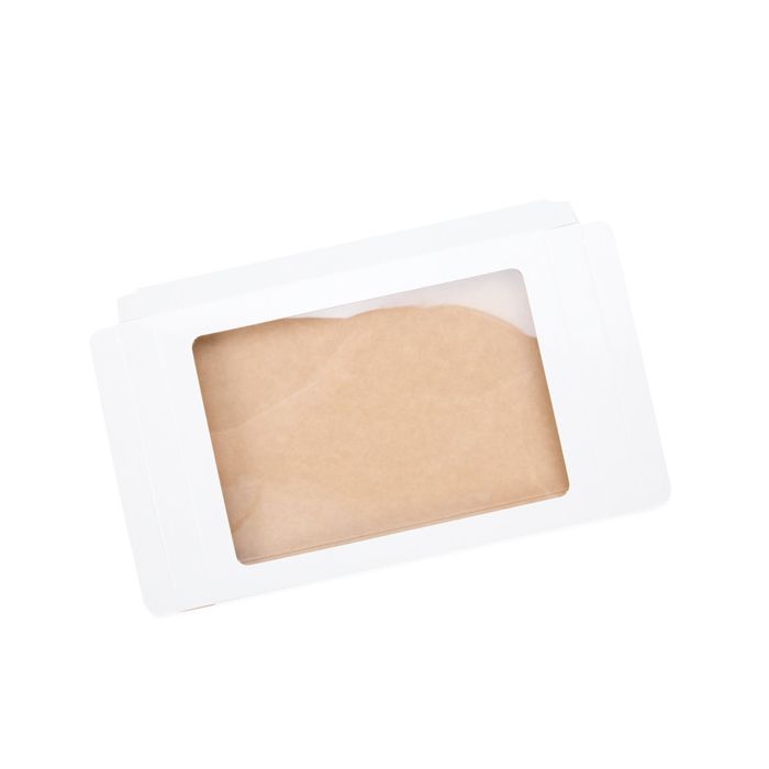 Kraft Gift Boxes glossy White 11.5x1.5x15cm (25 pieces) [WGWG3]