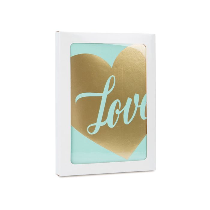 Kraft Gift Boxes glossy White 9.5x1.5x13.2cm (25 pieces) [WGWG10]