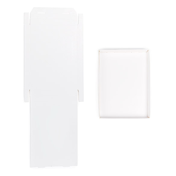 Kraft Gift Boxes White 12.4x1.6x17.1cm (25 pieces) [WH2]