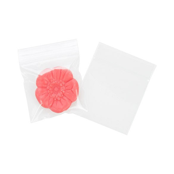 Grip Seal Bags 6.5x6.5cm Crystal Clear PP 75 micron (100 pieces) [Z3C2H2H]