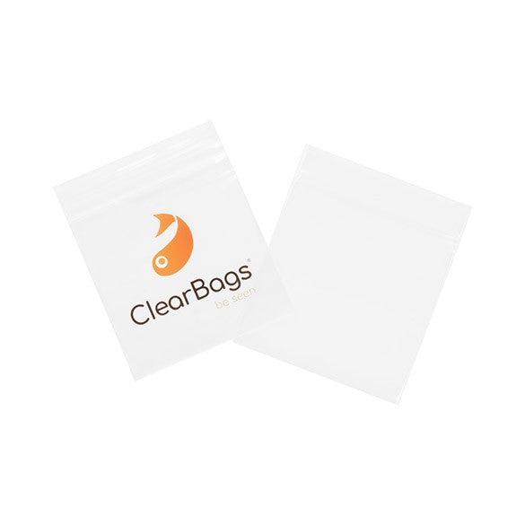 Grip Seal Bags 7.5x7.5cm Crystal Clear PP 75 micron (100 pieces) [Z3C33]