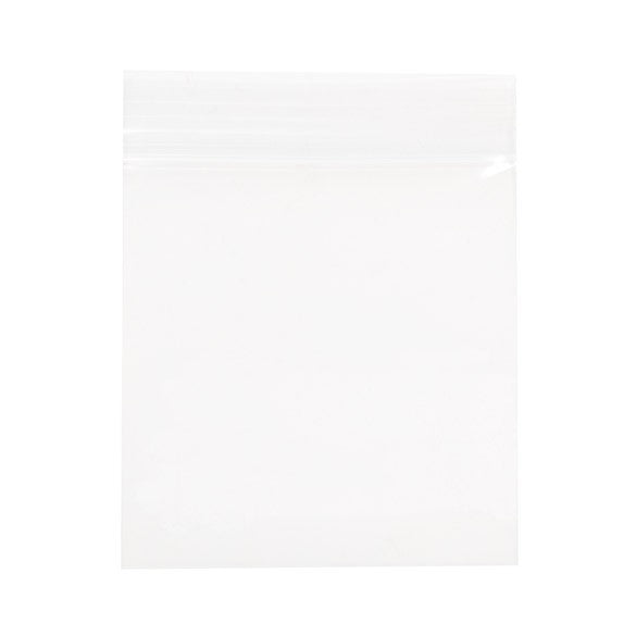 Grip Seal Bags 7.5x7.5cm Crystal Clear PP 75 micron (100 pieces) [Z3C33]