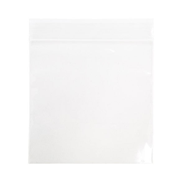 Grip Seal Bags 10x10cm Crystal Clear PP 75 micron (100 pieces) [Z3C44]