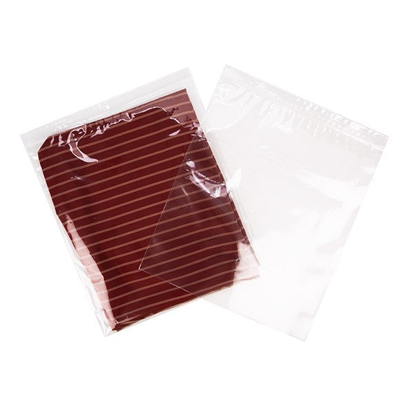 Grip Seal Bags with Hang hole 33x38cm Crystal Clear PP 75 micron (100 pieces) [Z3R1315]