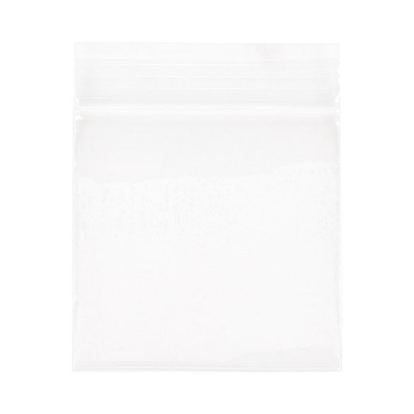 Grip Seal Bags 5x5cm Crystal Clear PP 100 micron (100 pieces) [Z4C22]