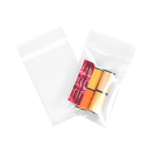 Grip Seal Bags 5x7.5cm Crystal Clear PP 100 micron (100 pieces) [Z4C23]