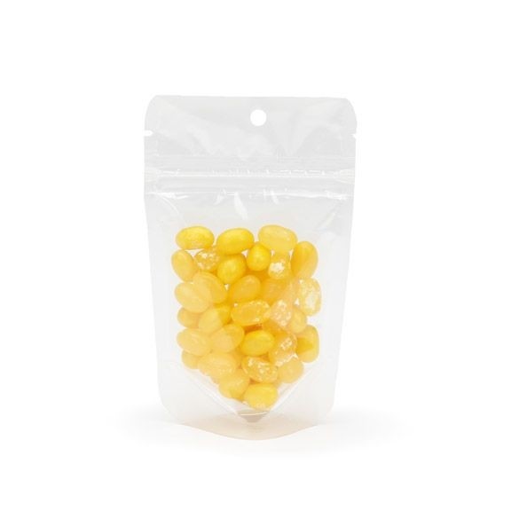 Stand Up Pouches Transparent 8x5x13cm | 28 grams with hang hole (100 pieces) [ZBG1H]
