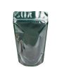 Stand Up Pouches transparent/Green Glitter 13x7,9x20,6 cm (100 pieces) [ZBG3GLGR]