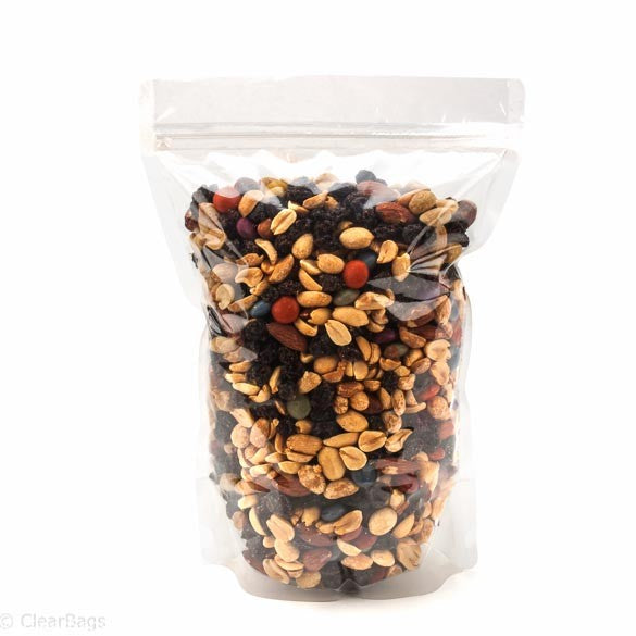 Stand Up Pouches Transparent 17.8x9.8x25.2cm | 280 grams (100 pieces) [ZBG69]