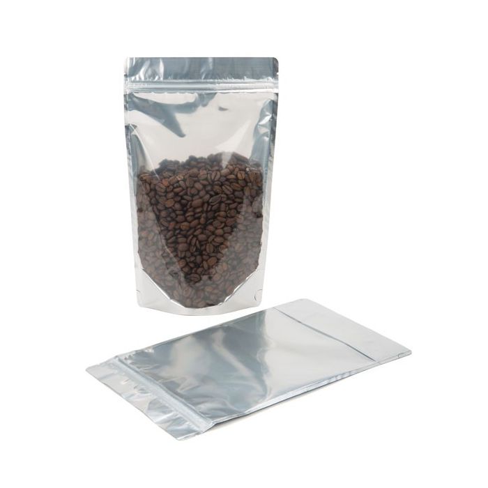 Stand Up Pouches Transparent/Black 10.2x6x15.2cm | 57 grams (100 pieces) [ZBGB2]