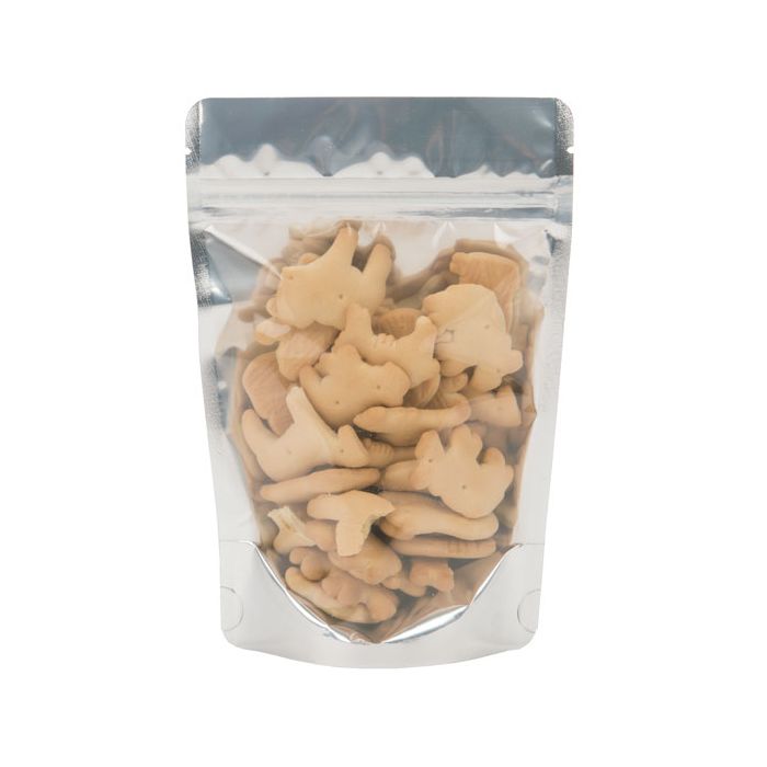 Stand Up Pouches Transparent/Black 13x8x20.5cm | 113 grams (100 pieces) [ZBGB3]