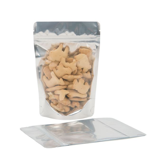 Stand Up Pouches Transparent/Black 13x8x20.5cm | 113 grams (100 pieces) [ZBGB3]