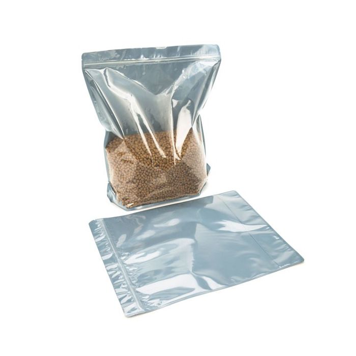 Stand Up Pouches Transparent/Matt Black 30.5x12.7x37.5cm (50 pieces) [ZBGB8]