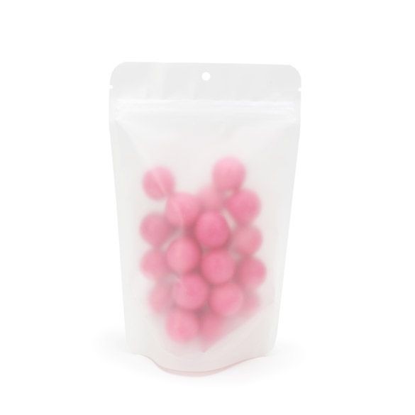 Stand Up Pouches Matt Frosted 13x7.9x20.6cm with hang hole (100 pieces) [ZBGF3H]