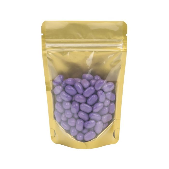 Stand Up Pouches Transparent/Gold 10.2x6x15.2cm | 57 grams (100 pieces) [ZBGGC2]