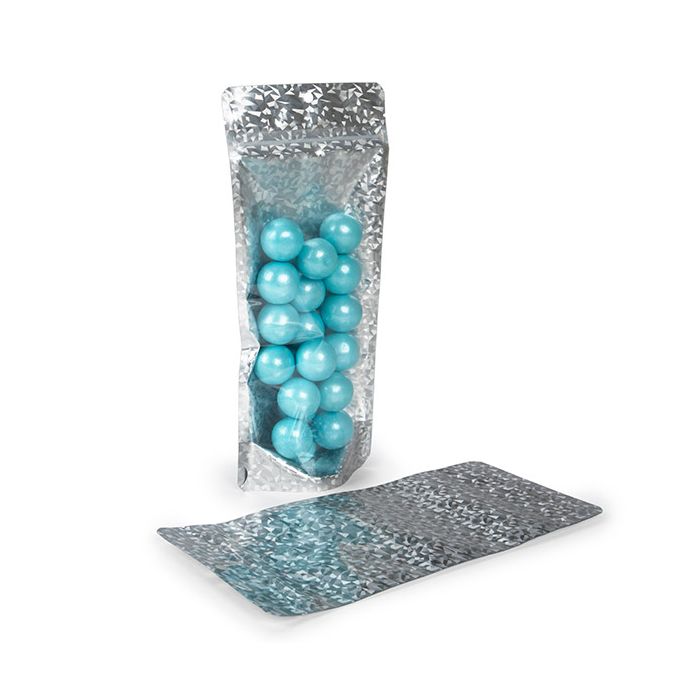 Stand Up Pouches transparent/Holographic Ice 10,8x6x23,8 cm (25 pieces) [ZBGHI1NC]