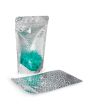 Stand Up Pouches transparent/Holographic Ice 13x7,9x20,6 cm (25 pieces) [ZBGHI3C]