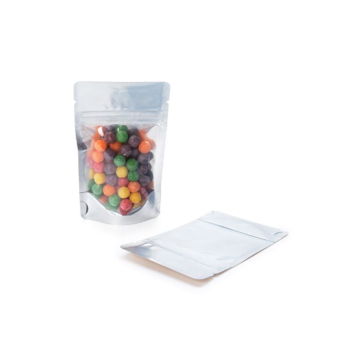 Stand Up Pouches Transparent/Kraft 8x5x13cm | 28 grams (100 pieces) [ZBGK1]