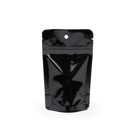 Stand Up Pouches Black 8x5x13cm | 28 grams (100 pieces) [ZBGM1B]