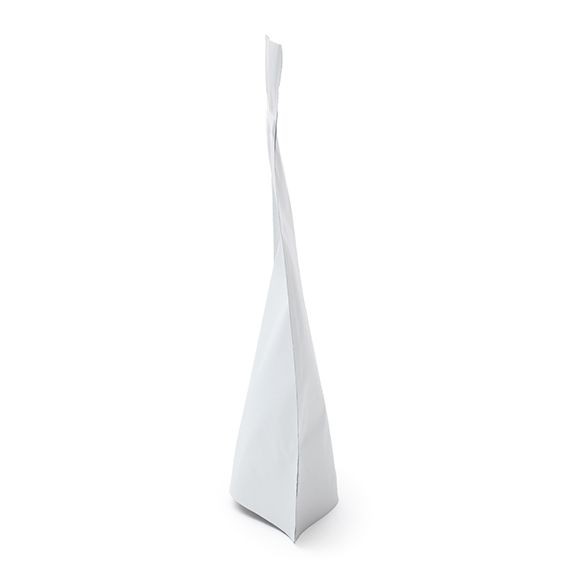 Stand Up Pouches Matt White 13x8x20.5cm | 113 grams with hang hole (100 pieces) [ZBGM3MWH]