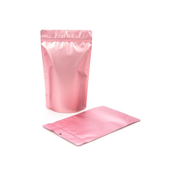 Stand Up Pouches Pink with Hang hole 17.1x8.9x28.6cm (100 pieces) [ZBGM4RG]