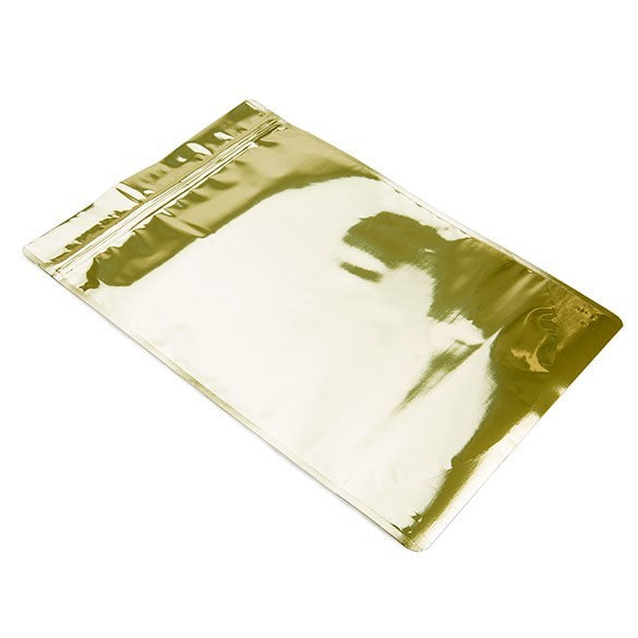 Stand Up Pouches Gold 22.9x12.1x34.3cm | 907 grams (100 pieces) [ZBGM6SG]