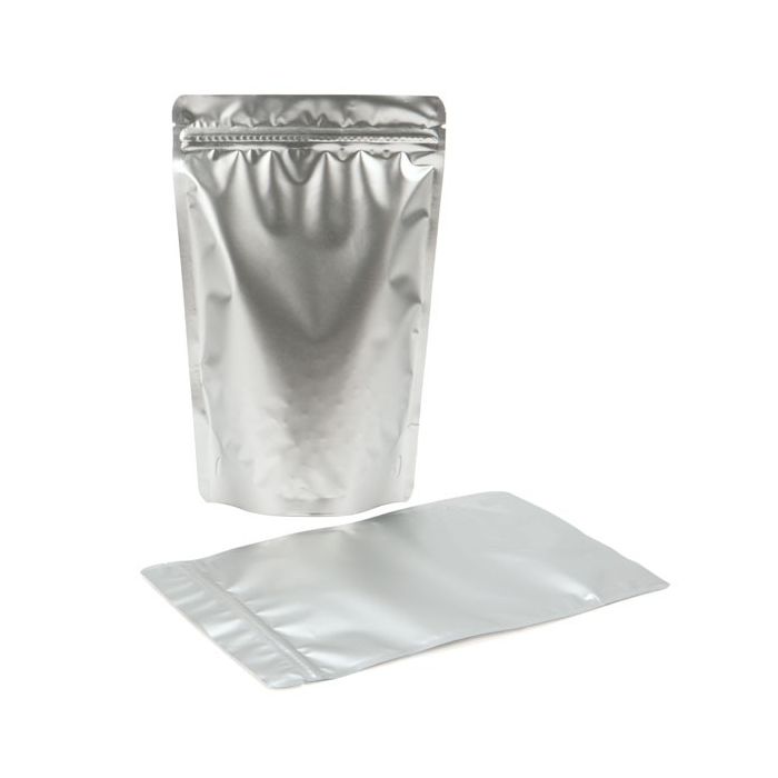 Stand Up Pouches Silver 15x9x23.2cm | 312 grams (100 pieces) [ZBGM7S]