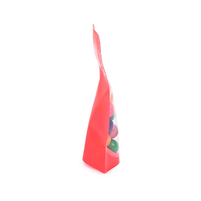 Stand Up Pouches Transparent/Neon Watermelon 7,9x5,1x13 cm (100 pieces) [ZBGN1W]