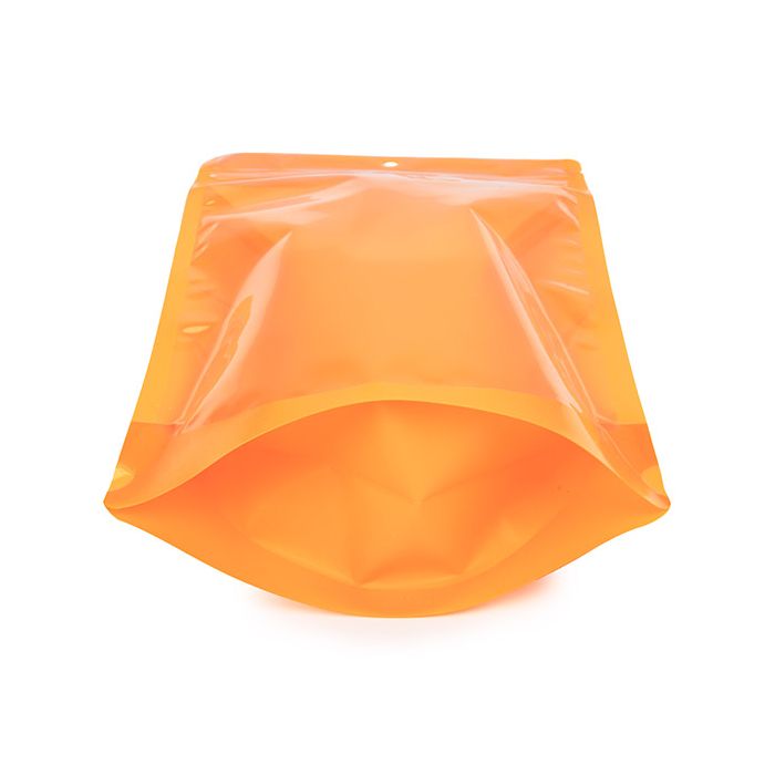 Stand Up Pouches Transparent/Neon Orange 17,2x8,9x28,6 cm (100 pieces) [ZBGN4OR]
